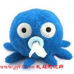 章魚(yú)紙巾盒（毛絨）