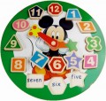 益智玩具 木質(zhì)卡通時(shí)鐘拼圖