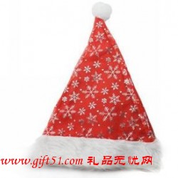 雙層雪花圣誕帽定制 圣誕節用品
