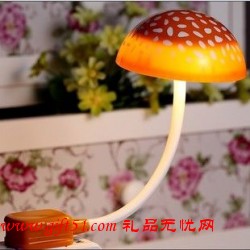 創意蘑菇小夜燈,百變光控蘑菇燈,LED燈定制