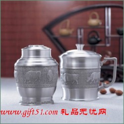 福海牛運純錫茶具套裝禮品定制