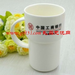 .新骨瓷雙節杯/中國工商銀行陶瓷杯