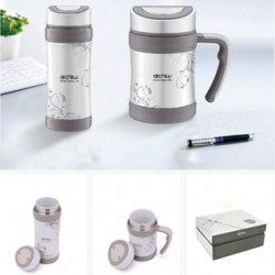愛(ài)奇屋雅樂(lè)骨瓷辦公杯套裝